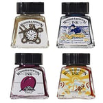 Winsor & Newton Drawing Ink Çizim Mürekkebi, 14ml, Indian Black 030