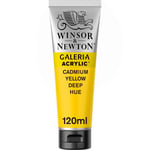 Winsor & Newton Galeria Akrilik Boya, 120ml, Cadmium Yellow Deep Hue 115