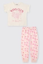 Winx Club Kız Çocuk Pembe Pijama Takımı 6 Yaş (116 cm)