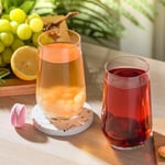 Wlasss 16 oz Highball Bardakları, 4 Adet Kurşunsuz İçme Bardakları. Su, Meyve Suyu, Şarap, Bira ve Viski için Şeffaf Cam Bardak Seti, Kokteyl Bardağı Seti İçecek