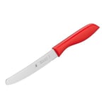 WMF 2 Parça Kahvaltı Bıçağı Seti, 23 cm, Tırtıklı Ekmek ve Sandviç Bıçağı, Özel Bıçak Çeliği, Plastik Sap, Kırmızı