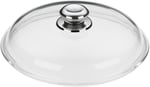 WMF 28 cm Cam Tava Kapağı, Metal Kulplu, Isıya Dayanıklı Cam, 28 cm Tavalar İçin, Bulaşık Makinesinde Yıkanabilir