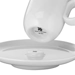 WMF Barista 4 Parça Espresso Fincan Takımı, 2 Adet 60 ml Espresso Fincanı ve 2 Fincan Tabağı, Porselen, Bulaşık Makinesinde Yıkanabilir