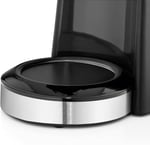 WMF Bueno filtre kahve makinesi, cam, 10 fincan, aroma cam sürahili kahve makinesi, damlama durdurucu, sıcak tutma plakası, kromargan/gümüş, 1000 W