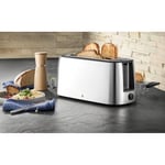 WMF Bueno Pro Çelik İki Bölmeli Uzun Hazneli 6 Isı Ayarlı Gümüş Ekmek Kızartma Makinesi 1550 W