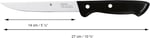 WMF Classic Line Hazırlık Bıçağı, 27 cm, 14 cm Bıçak Ağzı, Özel Bıçak Çeliği, Plastik Sap