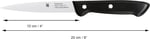WMF Classic Line Soyma Bıçağı, 20 cm, 10 cm Bıçak Ağzı, Sebze ve Meyve Bıçağı, Özel Bıçak Çeliği, Ergonomik Plastik Sap - Seçenekler: doğrama bıçağı, Ekmek Bıçağı, Sebze Bıçağı, Sebze bıçağı...