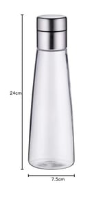 WMF De Luxe Yağ ve Sirke Şişesi, 500 ml, Yağ ve Sirke Dökme Şişesi, Cam Gövde, Cromargan® Yüksek Kaliteli Parlak Paslanmaz Çelik, Bulaşık Makinesinde Yıkanabilir