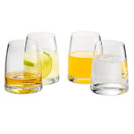 WMF Kineo 4 Parça Su Bardağı Seti, 325 ml, Kristal Cam, İnce Ağız Kenarlı, Ergonomik Tasarım, Bulaşık Makinesinde Yıkanabilir - Seçenekler: Modern, Pratik, 325 ml (3.15 in x 3.94 in), 280 ml