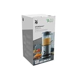WMF Küchenminis Kompakt Blender, 400 W, Mini Sürahi Blender, 800 ml Cam Hazne, Mat Paslanmaz Çelik