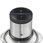 WMF Kult X Doğrayıcı, Cam Hazneli, 320 W, 2 Hız Kademeli, Mat Gümüş Paslanmaz Çelik