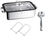 WMF Kuşkonmaz Servis Maşası, 16 cm, Cromargan® Yüksek Kaliteli Parlak Paslanmaz Çelik, Kuşkonmaz, Sebze ve Balık İçin, Bulaşık Makinesinde Yıkanabilir - Seçenekler: Pense, Buharlı pişiricili maşa