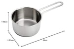 WMF Mini İndüksiyon Tabanlı Çelik Sos Tenceresi 10 cm