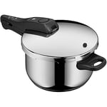 WMF Perfect One Pot 2 Parça Düdüklü Tencere Seti, 4,5 L ve 3 L, İndüksiyon Uyumlu, Cromargan® Yüksek Kaliteli Paslanmaz Çelik, 2 Pişirme Kademesi, Büyük Pişirme Göstergesi, Çıkarılabilir Kapak Sapı