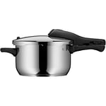 WMF Perfect One Pot 2 Parça Düdüklü Tencere Seti, 4,5 L ve 3 L, İndüksiyon Uyumlu, Cromargan® Yüksek Kaliteli Paslanmaz Çelik, 2 Pişirme Kademesi, Büyük Pişirme Göstergesi, Çıkarılabilir Kapak Sapı