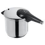 WMF Perfect Premium One Pot 6,5 L Düdüklü Tencere, 22 cm, İndüksiyon Uyumlu, Cromargan® Yüksek Kaliteli Parlak Paslanmaz Çelik, 2 Pişirme Kademesi, All-in-One Döner Kontrol Düğmesi