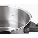 WMF Perfect Premium One Pot 6,5 L Düdüklü Tencere, 22 cm, İndüksiyon Uyumlu, Cromargan® Yüksek Kaliteli Parlak Paslanmaz Çelik, 2 Pişirme Kademesi, All-in-One Döner Kontrol Düğmesi