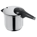 WMF Perfect Premium One Pot 6,5 L Düdüklü Tencere, 22 cm, İndüksiyon Uyumlu, Cromargan® Yüksek Kaliteli Parlak Paslanmaz Çelik, 2 Pişirme Kademesi, All-in-One Döner Kontrol Düğmesi