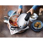 WMF Perfect yedek parça, saplı sap, düdüklü tencere için, 3 l - 8,5 l, 22 cm, plastik, siyah