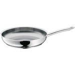 WMF Profi 28 cm Paslanmaz Çelik Tava, Kaplamasız, Cromargan® Yüksek Kaliteli Paslanmaz Çelik, İndüksiyon Dahil Tüm Ocaklarla Uyumlu, Fırına Girebilir, B - Bedenler: 20 cm, 28 cm, 20 cm (Auslaufmodell)