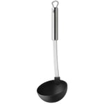 WMF Profi Plus Çorba Kepçesi, 30 cm, Isıya Dayanıklı Plastik Uçlu, Cromargan® Yüksek Kaliteli Yarı Mat Paslanmaz Çelik, Yapışmaz Kaplamalı Tencereler İçin