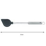 WMF Profi Plus Silikon Kaşık, 32 cm, Cromargan® Yüksek Kaliteli Yarı Mat Paslanmaz Çelik, 200°C'ye Kadar Isıya Dayanıklı, Bulaşık Makinesinde Yıkanabilir