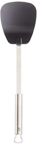WMF Profi Plus Wok Spatulası, 36,2 cm, Isıya Dayanıklı Plastik Uçlu, Cromargan® Yüksek Kaliteli Yarı Mat Paslanmaz Çelik, Bulaşık Makinesinde Yıkanabilir