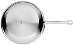 WMF Profi Resist 24 cm Tava, İndüksiyon Uyumlu, Gaz, Elektrikli ve Cam Seramik Ocaklarla Uyumlu, Tam Kaplamalı Çok Katmanlı Malzeme, Petek Desenli Yüzey, Paslanmaz Çelik Sap, Fırına Uygun