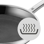 WMF Profi Resist 28 cm Tava, İndüksiyon Uyumlu, Yapışmaz Kaplamalı Çok Katmanlı Malzeme, Petek Desenli Yüzey, Paslanmaz Çelik Sap, 260°C'ye Kadar Fırına Uygun