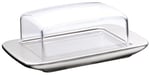 WMF Tereyağlık, 11,5 x 16,8 cm, Cromargan® Yüksek Kaliteli Mat Paslanmaz Çelik, Plastik Kapaklı, Bulaşık Makinesinde Yıkanabilir