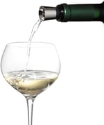 WMF Vino 2'si 1 Arada Şarap Dökücü ve Şişe Tıpası, 2,4 cm, Cromargan® Yüksek Kaliteli Paslanmaz Çelik ve Silikon, Tüm Şarap Şişeleriyle Uyumlu
