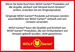 WOLF Garten 71AAA037650 Multi-Star RB-M YENİ 2018 inç, Kırmızı 40 x 15 x 16 cm | Sap ZM 170