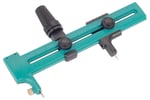 Wolfcraft 4151000 için 1 x Kreissschneider plastik kağıt, folyo, deri/dahil 2 yedek bıçak magazin Ø 23 cm