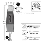wolfcraft Açılı dişli I 4688000 I 90° açıda delme ve vidalama, altıgen