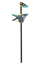 wolfcraft EHZ 100-700 tek elle mengene PRO 3033000 | İş parçalarının tek elle profesyonel gerilmesi için güçlü mengene | Sıkıştırma gücü: 120 kg - Sıkıştırma genişliği: 700 mm