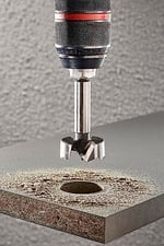 wolfcraft Forstner matkap ucu, altıgen şaft, Ø 35 mm I 3310000 I derinlik sınırlamalı ve derinlik sınırlaması olmayan ahşapta delikler için