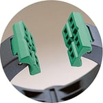 wolfcraft FZ 60 Yaylı kelepçe 3631000 / İş parçasını sabitlemek için 60 mm germe genişliği ile küçük kelepçe/Tek elle kullanım mümkün