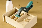 wolfcraft FZ 60 Yaylı kelepçe 3631000 / İş parçasını sabitlemek için 60 mm germe genişliği ile küçük kelepçe/Tek elle kullanım mümkün