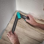 wolfcraft I 6958000 I 6958000 I entegre işaretleme ölçüsü I iç ve dış köşelerde açı ve duvar geçişlerini alma ve aktarma I zemin döşemesi ve mobilya yapımı için ideal
