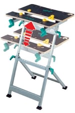 Wolfcraft Master 600 germe ve çalışma masası 6182000 – yüksekliği ayarlanabilir/evrensel kullanılabilir ve sağlam çalışma masası/ev ve zanaatkarlar için ideal