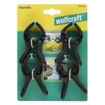 wolfcraft Yaylı mengene microfix 30 mm, 4 adet I 3432000 I evrensel kullanılabilir, özellikle model yapımı için uygundur - Bedenler: 20mm, 30mm