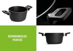 Woll Primanova Tencere, 20 cm, Derinlik 12 cm Nt - Seçenekler: Ø 20 cm, 12 cm hoch, Ø 24 cm, 12 cm hoch, Ø 28 cm...
