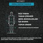 Wonkey İçe Basma ve Düz Taban Destekleyici Anatomik Ayakkabı Tabanlığı, Doğal Mantar Medikal Epin ve Ark Takviyeli İç Tabanlık (43)