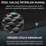 WONKEY OFFICE - Orta Boy Mouse Pad – Kaymaz Tabanlı Pürüzsüz Kumaş Yüzeyli Bilgisayar Mouse Altlığı, Ofis için Ergonomik Mouse Pad, Laptop ve PC Uyumlu - Seçenekler: 22x18 cm - Küçük Boy, 23U x 27G cm