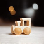 WOODEN TEETHER 3 Adet Ahşap Bebek Oyuncakları, Bebek Açgözlü Oyuncaklar Itme Araba Oyuncakları Montessori Oyuncakları Ahşap Oyuncak Araçlar, #3