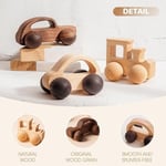 WOODEN TEETHER 3 Adet Ahşap Bebek Oyuncakları, Bebek Açgözlü Oyuncaklar Itme Araba Oyuncakları Montessori Oyuncakları Ahşap Oyuncak Araçlar, #3