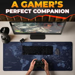 World XXL Profesyonel Ekstra Büyük Mouse Pad ve Bilgisayar Oyunu Mouse Mat Oyun Klavyesi Kaymaz Mouse Pad'ler Masa için 89,9 cm x 39,9 cm Ev Ofis Masa Pedi Klavye ve Oyun Pedi için Fare Altlığı