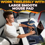 World XXL Profesyonel Ekstra Büyük Mouse Pad ve Bilgisayar Oyunu Mouse Mat Oyun Klavyesi Kaymaz Mouse Pad'ler Masa için 89,9 cm x 39,9 cm Ev Ofis Masa Pedi Klavye ve Oyun Pedi için Fare Altlığı