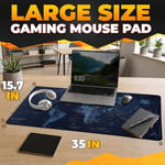 World XXL Profesyonel Ekstra Büyük Mouse Pad ve Bilgisayar Oyunu Mouse Mat Oyun Klavyesi Kaymaz Mouse Pad'ler Masa için 89,9 cm x 39,9 cm Ev Ofis Masa Pedi Klavye ve Oyun Pedi için Fare Altlığı