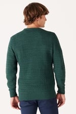 Wrangler Bisiklet Yaka Regular Fit Şarap Erkek%100 Pamuk Kazak W232580810 2XL